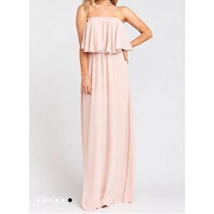Show Me Your Mumu Hacienda Bridesmaid Dress Blush XS